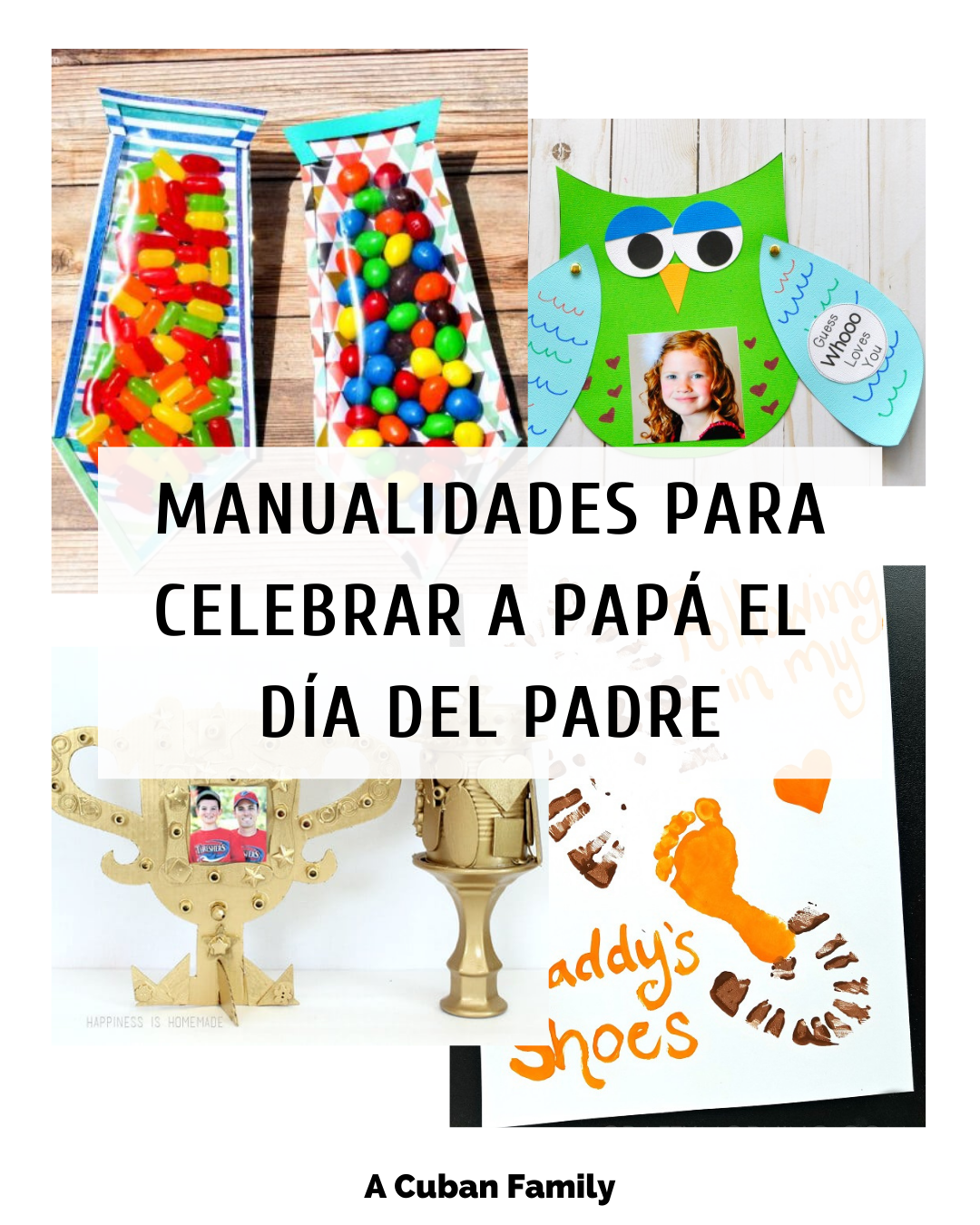 36 manualidades sencillas para hacer con niños por el Día del Padre  (imprimibles gratis) – A Cuban Family